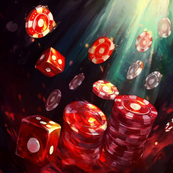 Bright and colorful casino slot machine screen